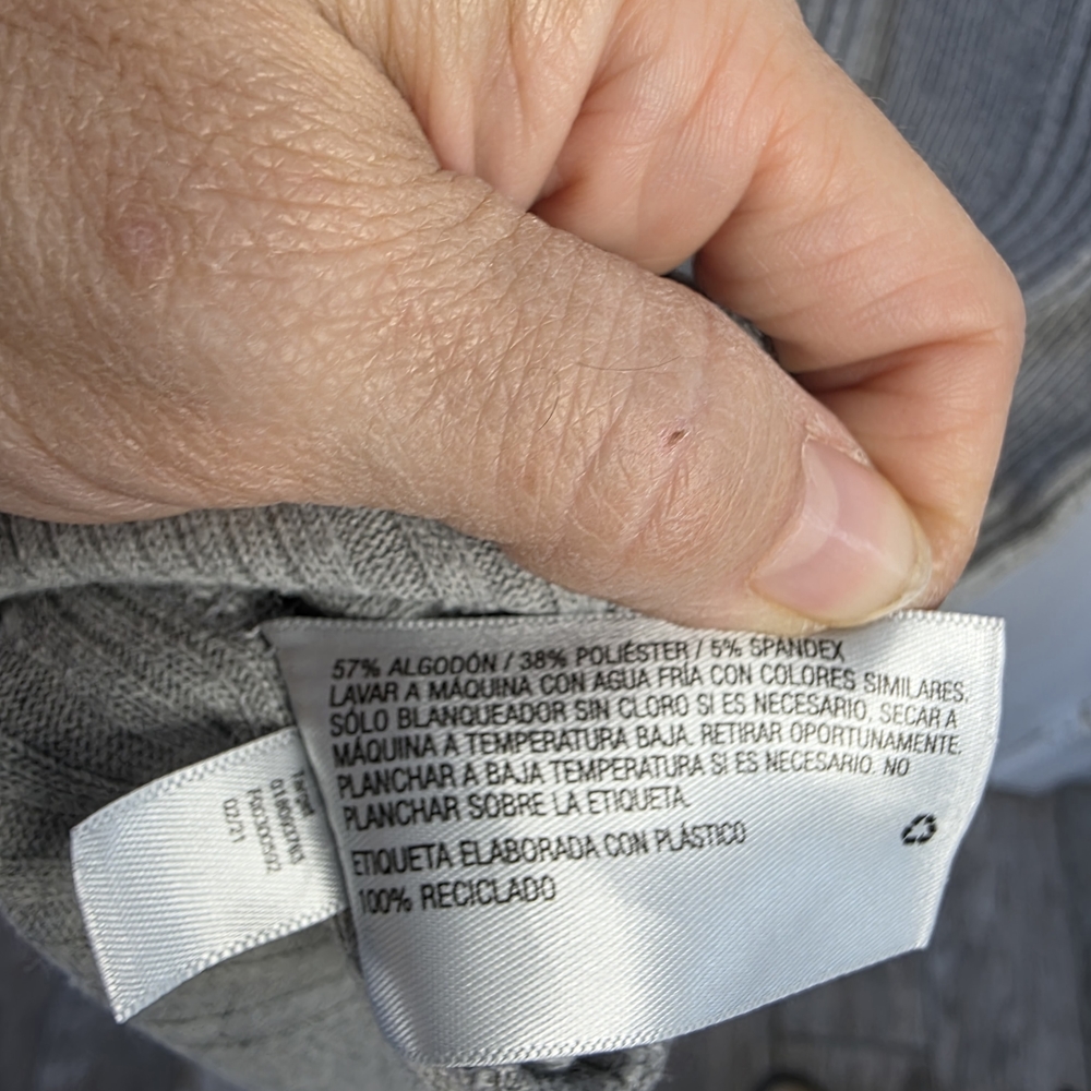 *3 FOR $12* A New Day Heather Gray Ribbed Midi Tank Dress - Picture 5 of 10